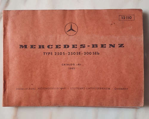 Manuel 1965 mercedes - ,
